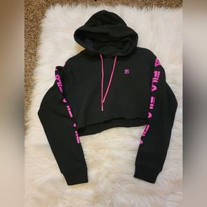 FILA Crop Hoodie Size Small